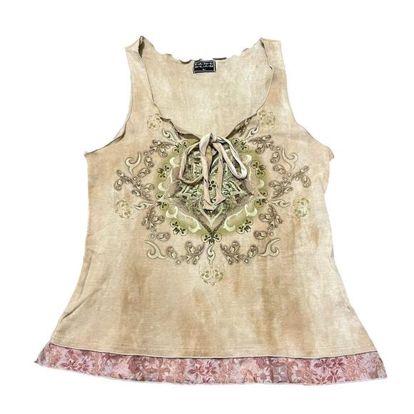 Y2K Fang Fairy Grunge Tank Top - Picture 1 of 7